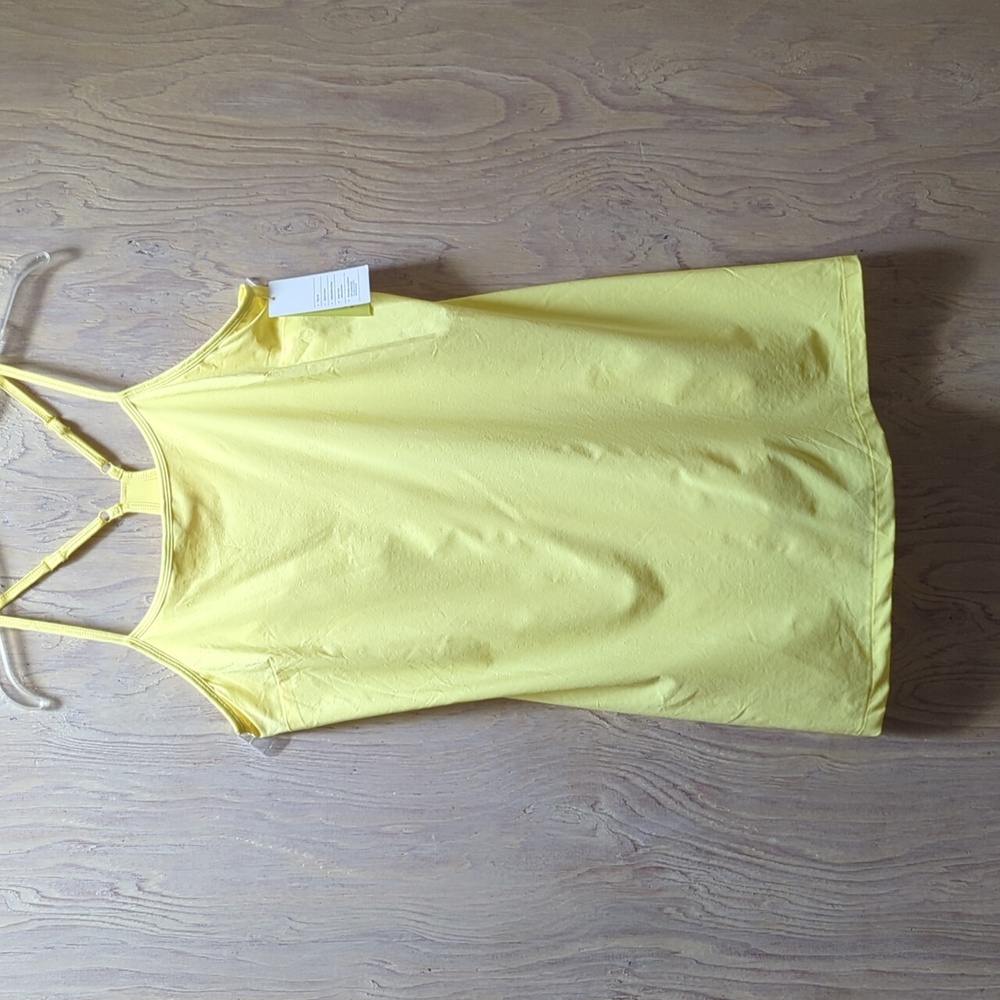 all in motion Yellow Racerback Slip Dress
